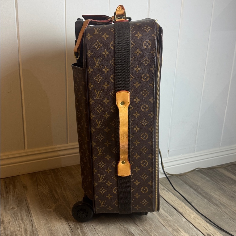 LV Monogram Suitcase 24” Vachetta Missing Pulls - Picture 9 of 17